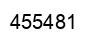 Number 455481 black image