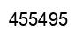 Number 455495 black image