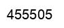 Number 455505 black image