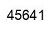 Number 45641 black image