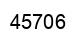 Number 45706 black image