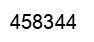 Number 458344 black image