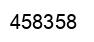 Number 458358 black image
