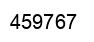 Número 459767 imagen negro
