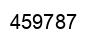 Number 459787 black image