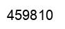 Number 459810 black image