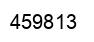 Number 459813 black image