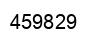 Number 459829 black image