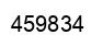 Número 459834 imagen negro