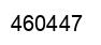 Number 460447 black image