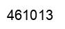 Number 461013 black image