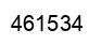 Number 461534 black image