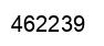 Number 462239 black image