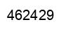 Number 462429 black image