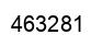 Number 463281 black image