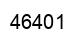 Number 46401 black image