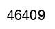 Number 46409 black image