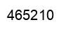 Number 465210 black image