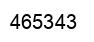 Número 465343 imagen negro