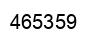 Number 465359 black image