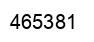 Number 465381 black image