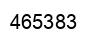 Number 465383 black image