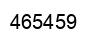 Number 465459 black image