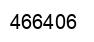 Number 466406 black image
