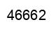 Número 46662 imagen negro