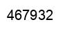 Number 467932 black image