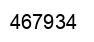 Number 467934 black image