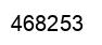 Número 468253 imagen negro