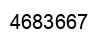 Number 4683667 black image