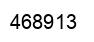 Number 468913 black image
