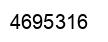 Número 4695316 imagen negro