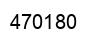 Number 470180 black image