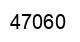 Number 47060 black image