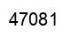 Number 47081 black image