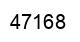 Number 47168 black image