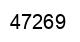 Number 47269 black image