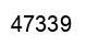 Number 47339 black image