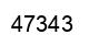 Number 47343 black image