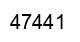 Número 47441 imagen negro