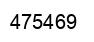 Number 475469 black image