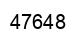 Número 47648 imagen negro