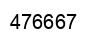 Number 476667 black image