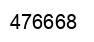 Number 476668 black image