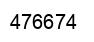 Number 476674 black image