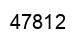Number 47812 black image