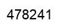 Number 478241 black image